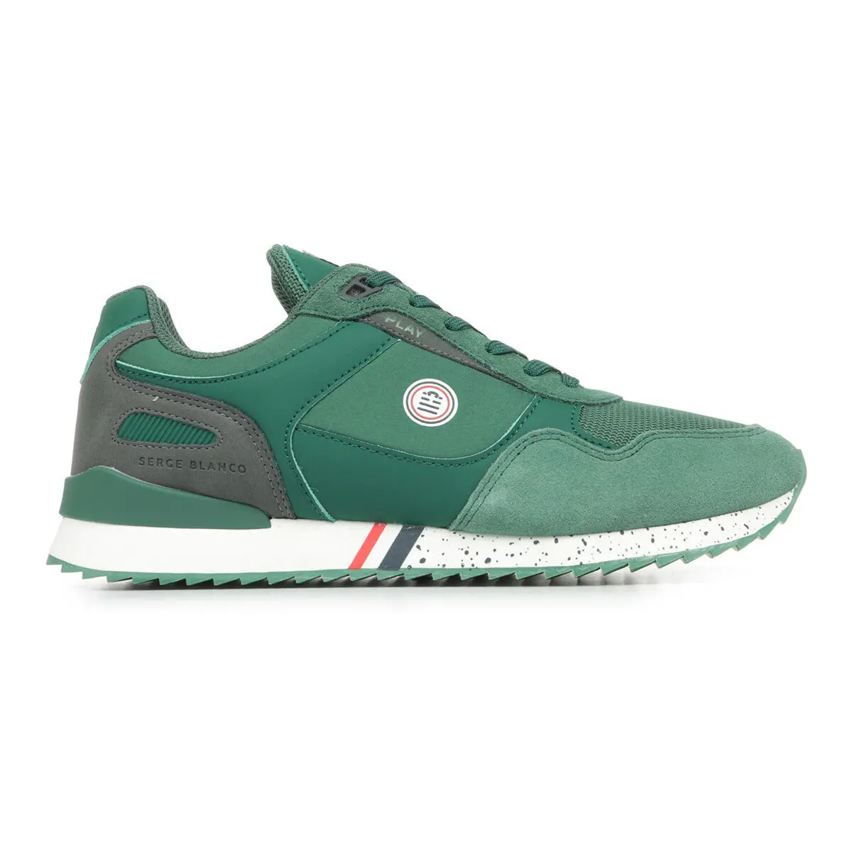 Serge Blanco - Basket Chamonix Play Homme - Sneakers Confortables En Tissu Et Cuir, Semelle EVA Amortie