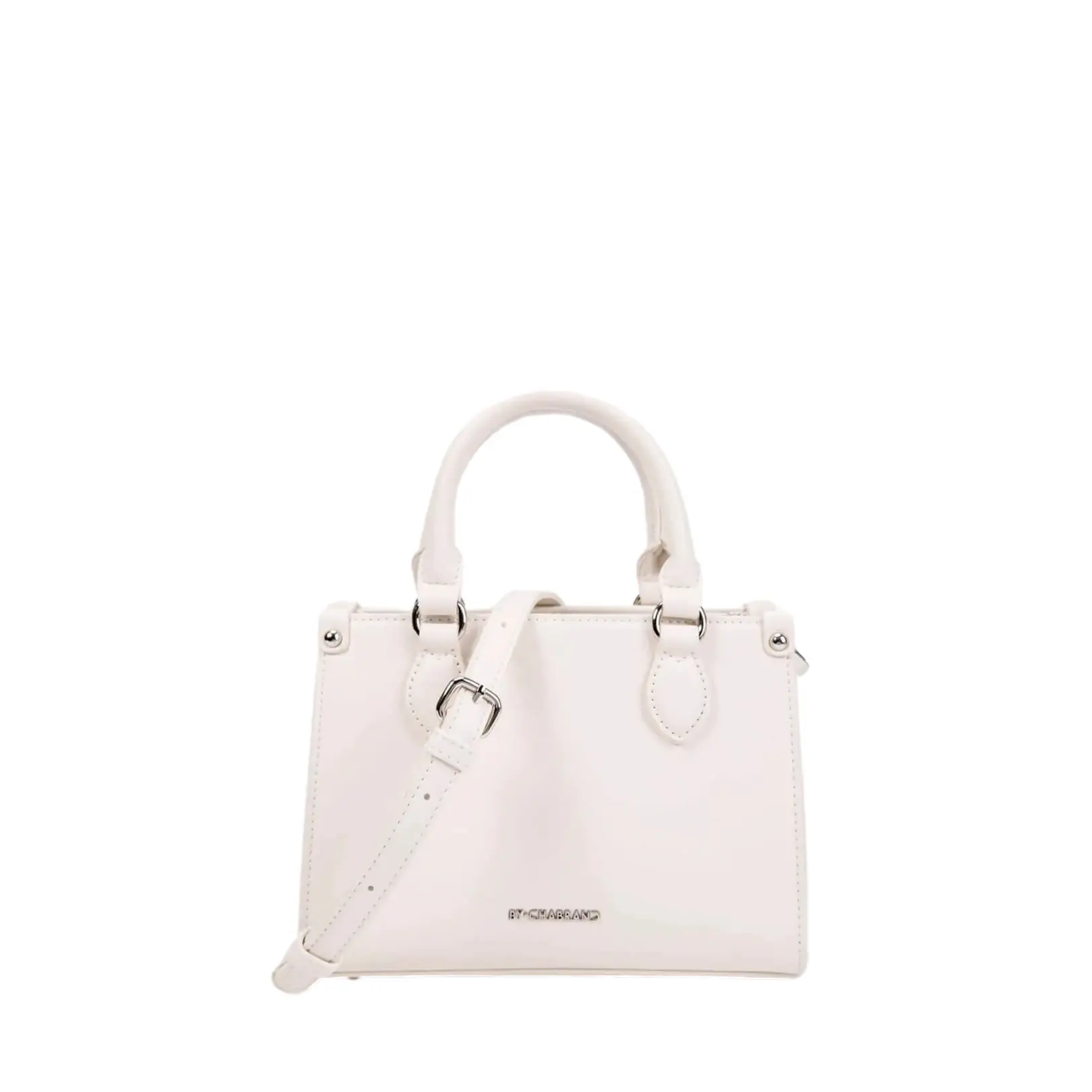 Chabrand Women's Blanc Adjustable Strap Handbag Anna