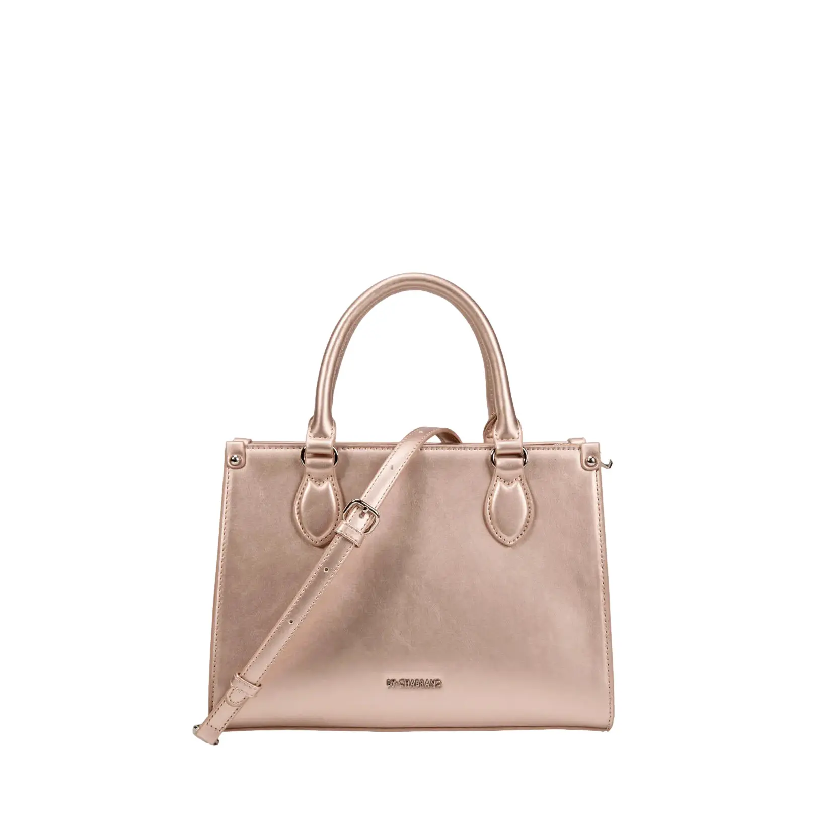 Chabrand Women's Rose Smooth Leather Effect Handbag For Anna