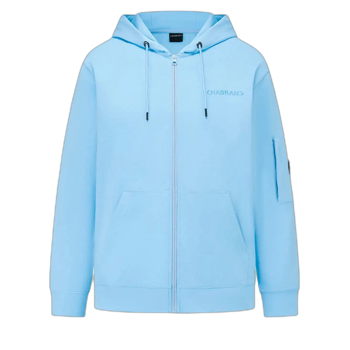 Monochrome Zip-Up Hoodie Chabrand