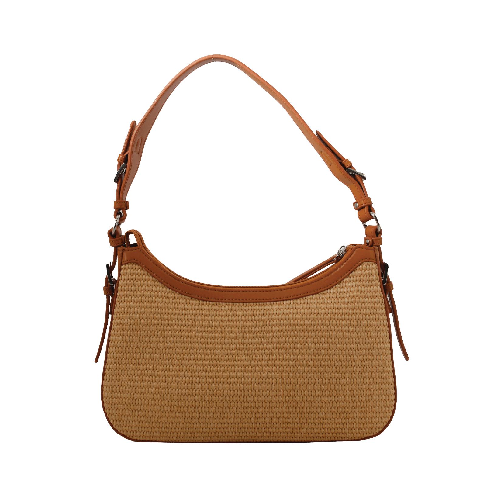 3700654004870 - Handtasche mit einer aufgesetzten Reißverschlusstasche vorne außen für Frauen Montmartre