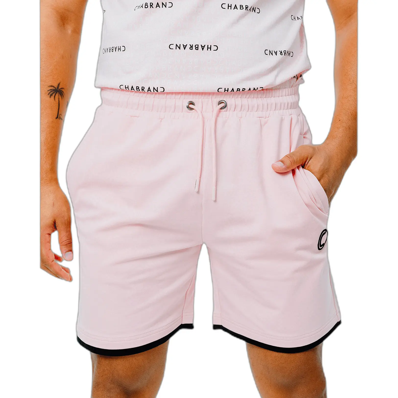 3700654008908 - Bicolor Shorts aus Mischbaumwolle Chabrand