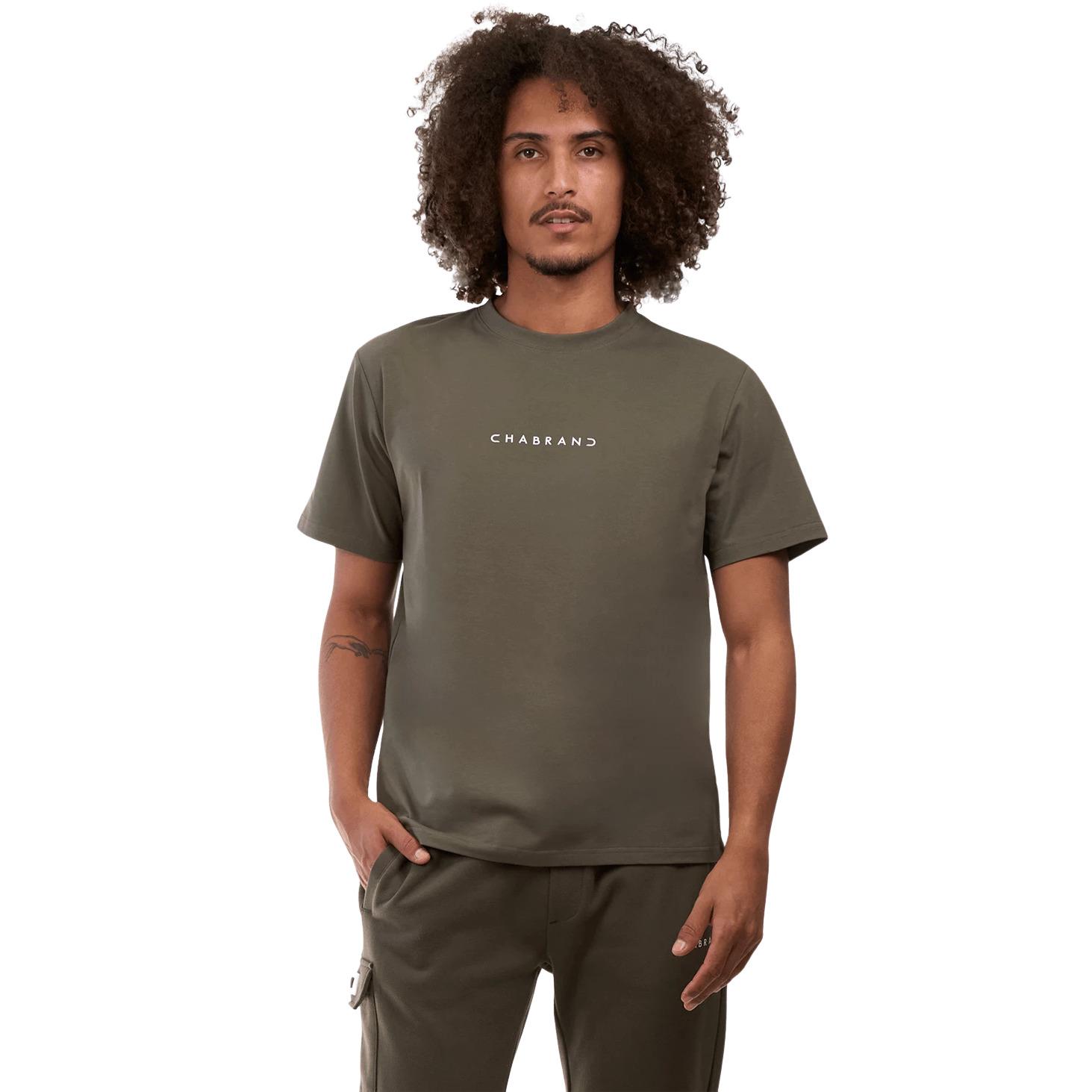 3700654022775 - T-Shirt mit mittigem Logo Chabrand