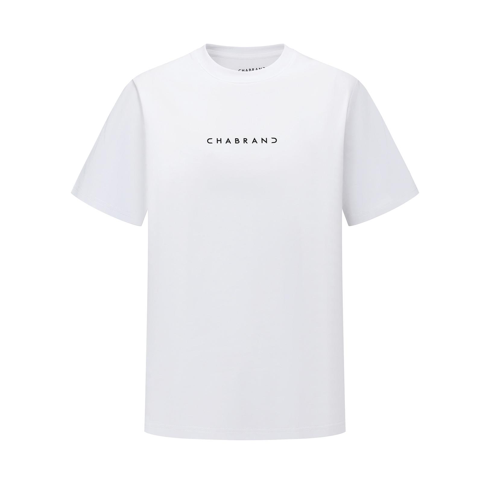 3700654011373 - T-Shirt mit mittigem Logo Chabrand 3700654011373 - T-Shirt mit mittigem Logo Chabrand