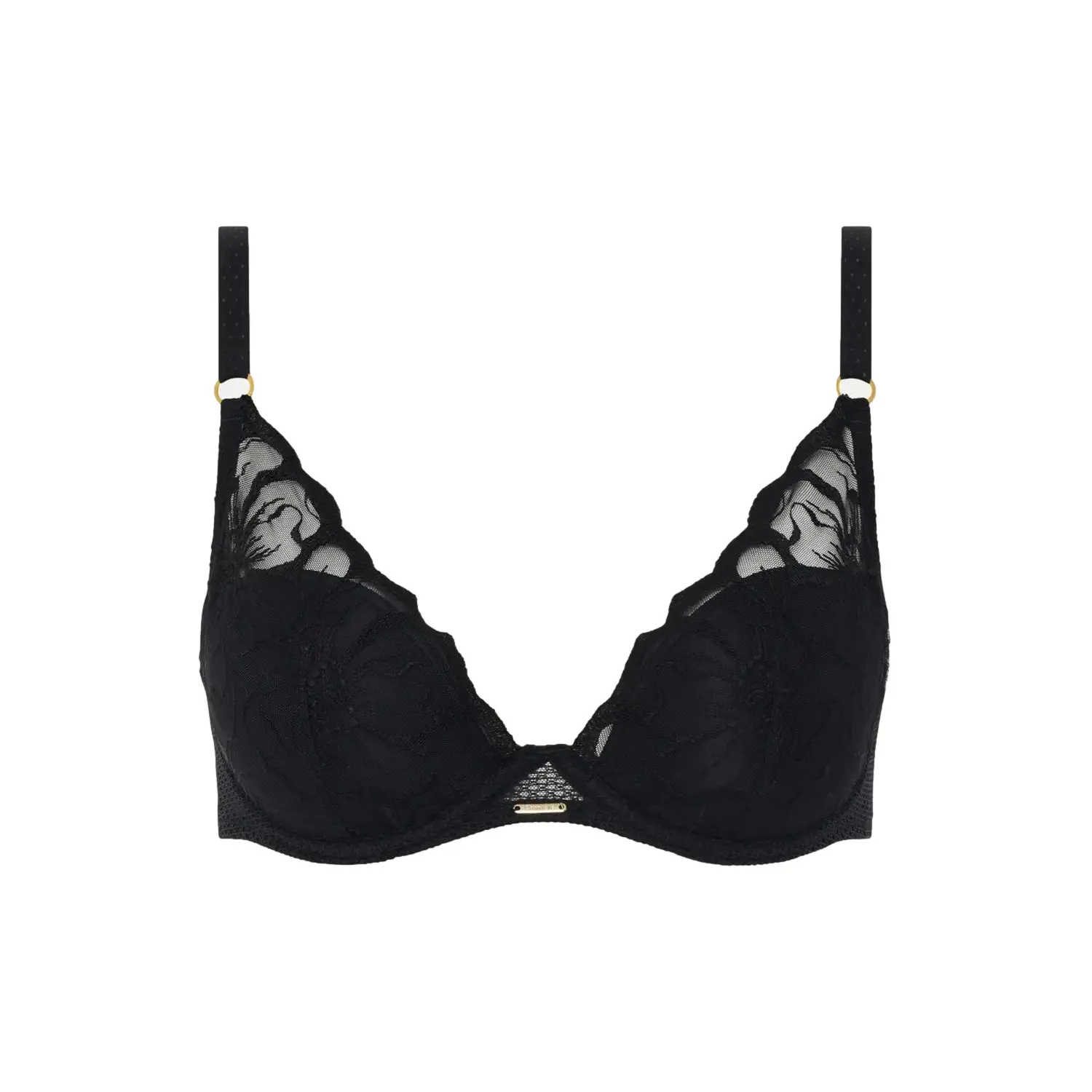 Soutien-gorge coque plongeant femme  Fleurs
