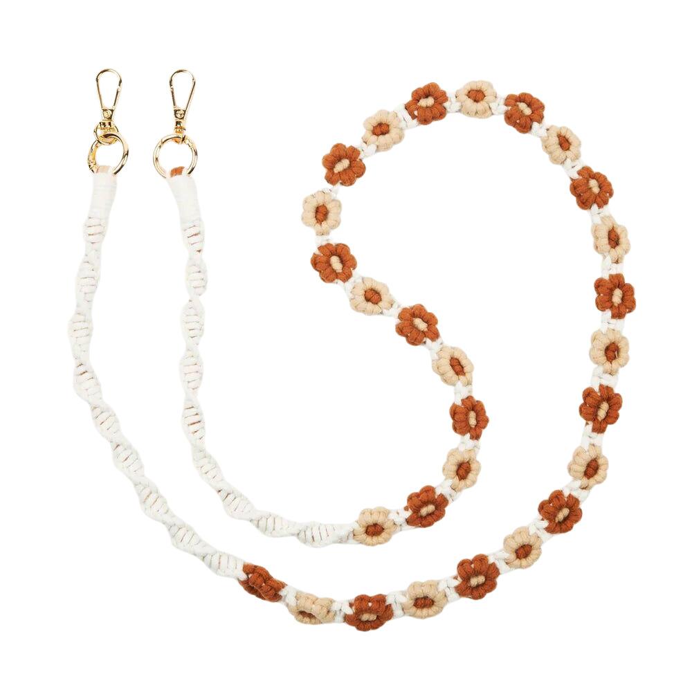 3760419022068 - Geflochtenes Smartphone-Halsband mit Blumenmotiv CHARLOT Paris