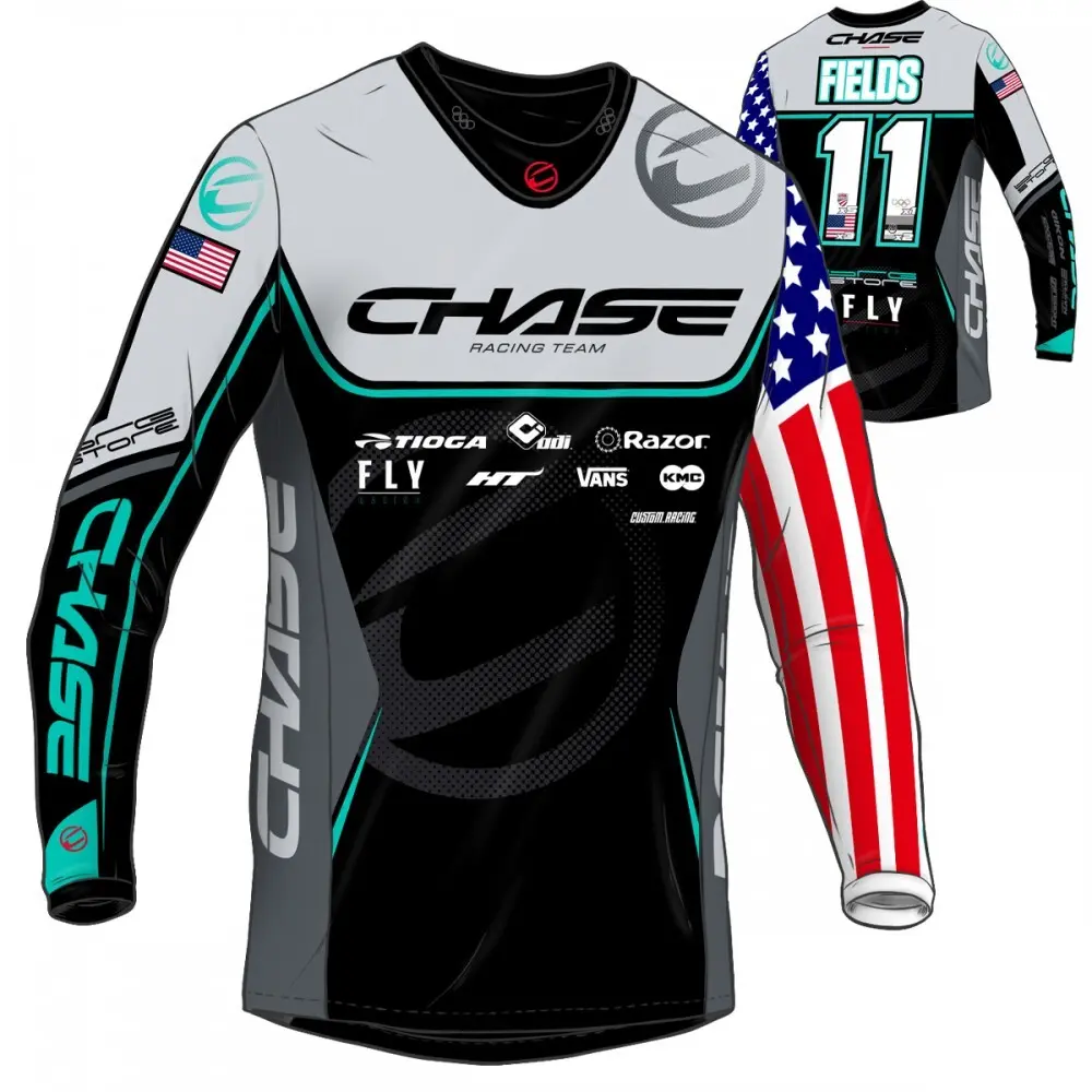 Image of Langarmtrikot für Kinder Chase Team Connor Fields Replica 2025