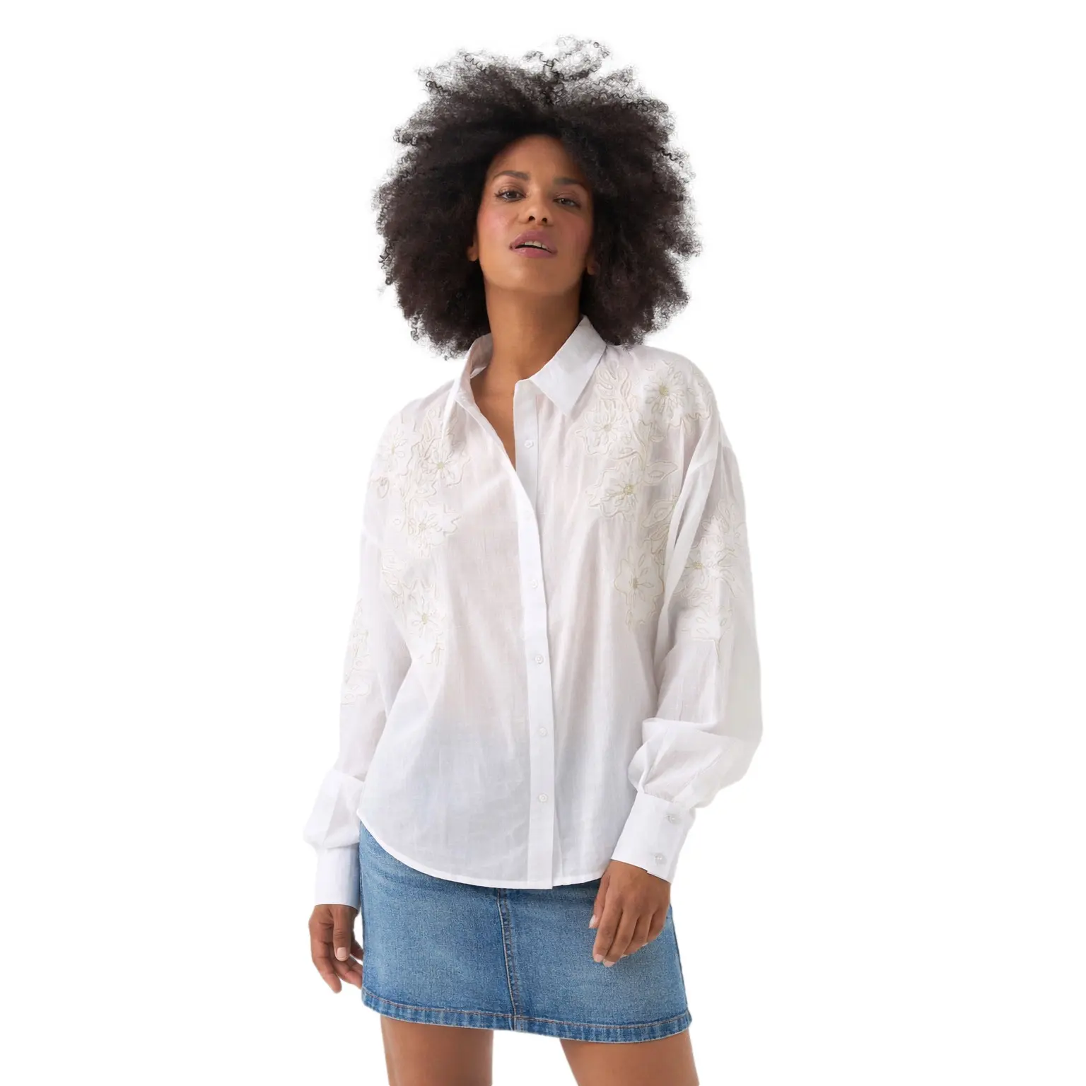 Camicia da donna a maniche lunghe  Quincy