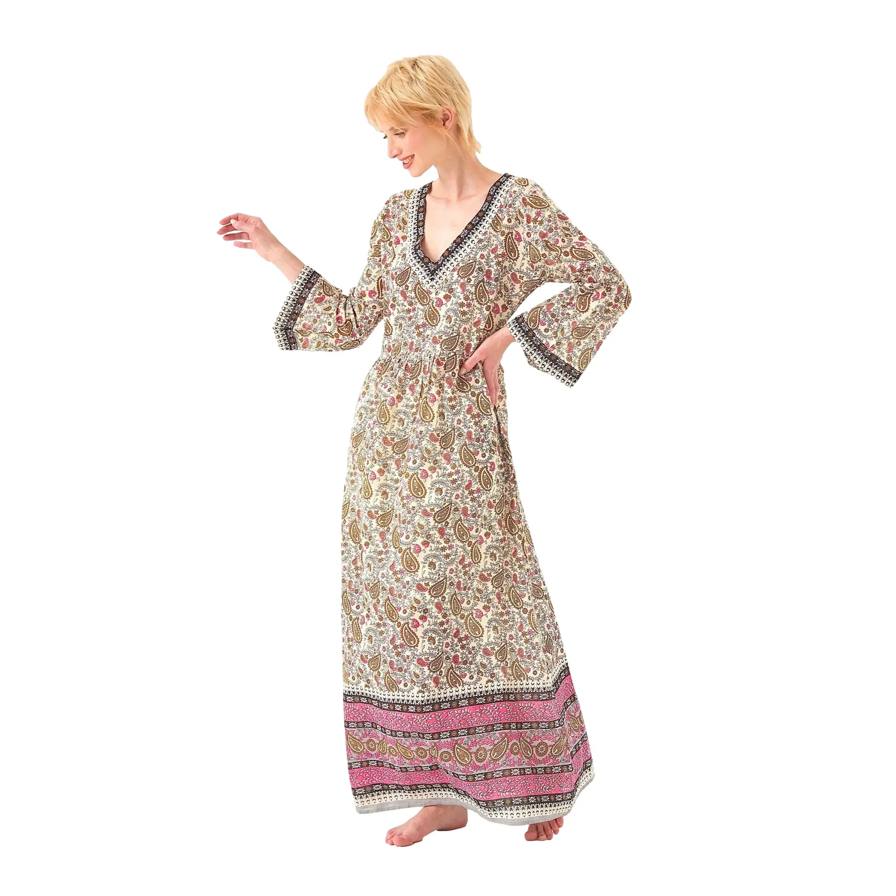 Vestito donna con maniche a 3/4  Monika