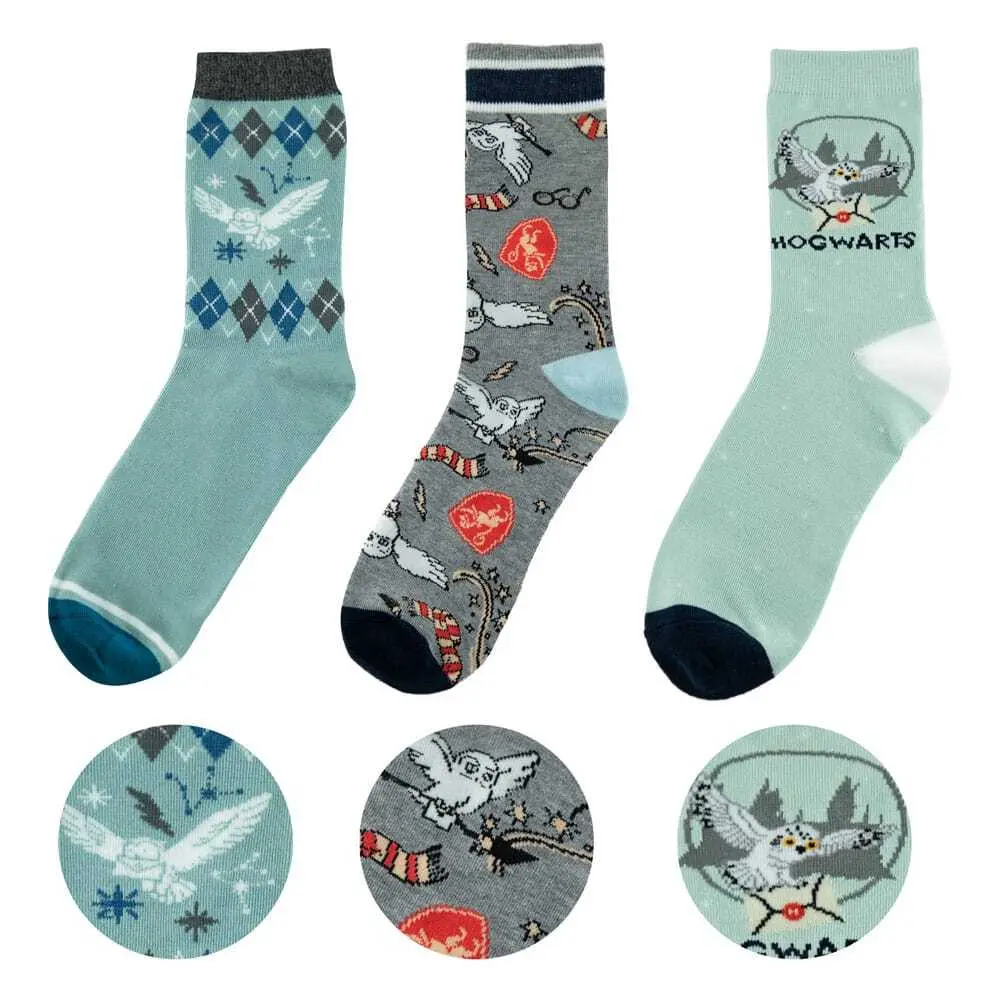 4895205611221 - Socken Harry Potter Hedwig (x3)