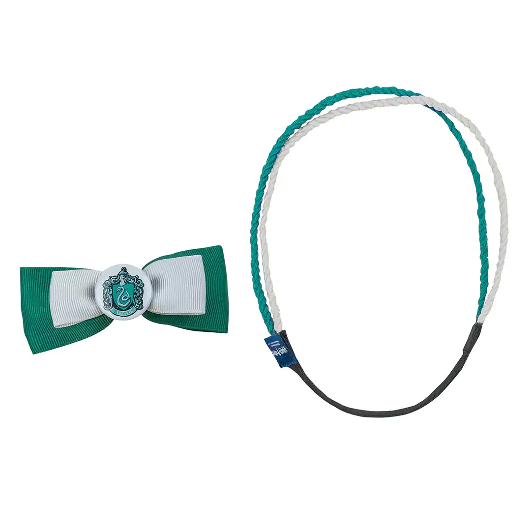 Stirnband und Haarspange mit Schleife für Frauen Cinereplicas Serpentard - Trendy (x2)