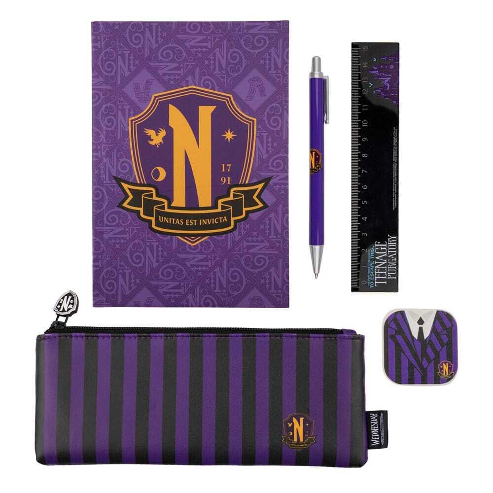 4895205617322 - - WEDNESDAY Stationery Set - Nevermore Academy