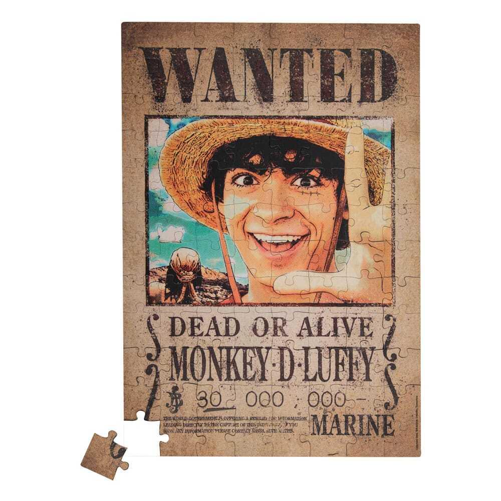 4895205618770 - Puzzle One Piece Magnetic Puzzle Wanted Luffy