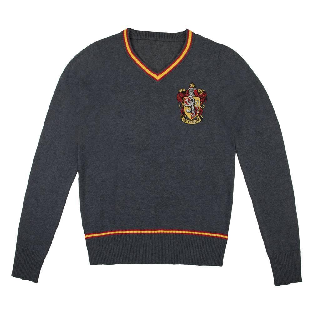 4895205602526 - - Gryffindor - Grey Knitted (Medium) - Pullover -