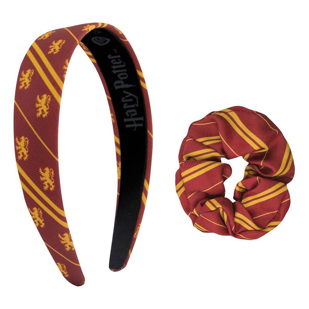 4895205605046 - - HP Hair Headband scrunchy bow Set of 2 - CLASSIC - Gryffindor -