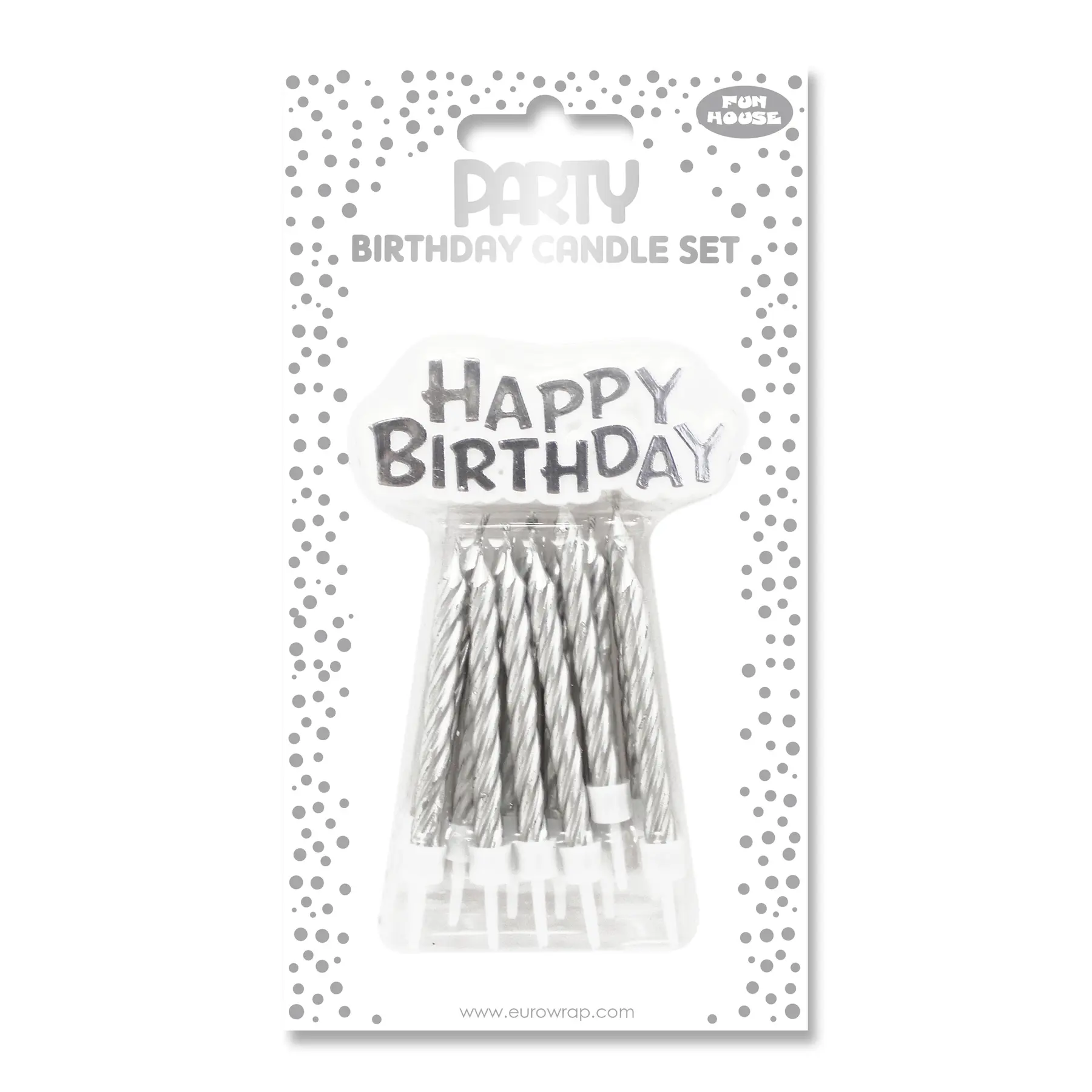 5033601555322 - Brennkerzen + Halter Happy Birth (x36)