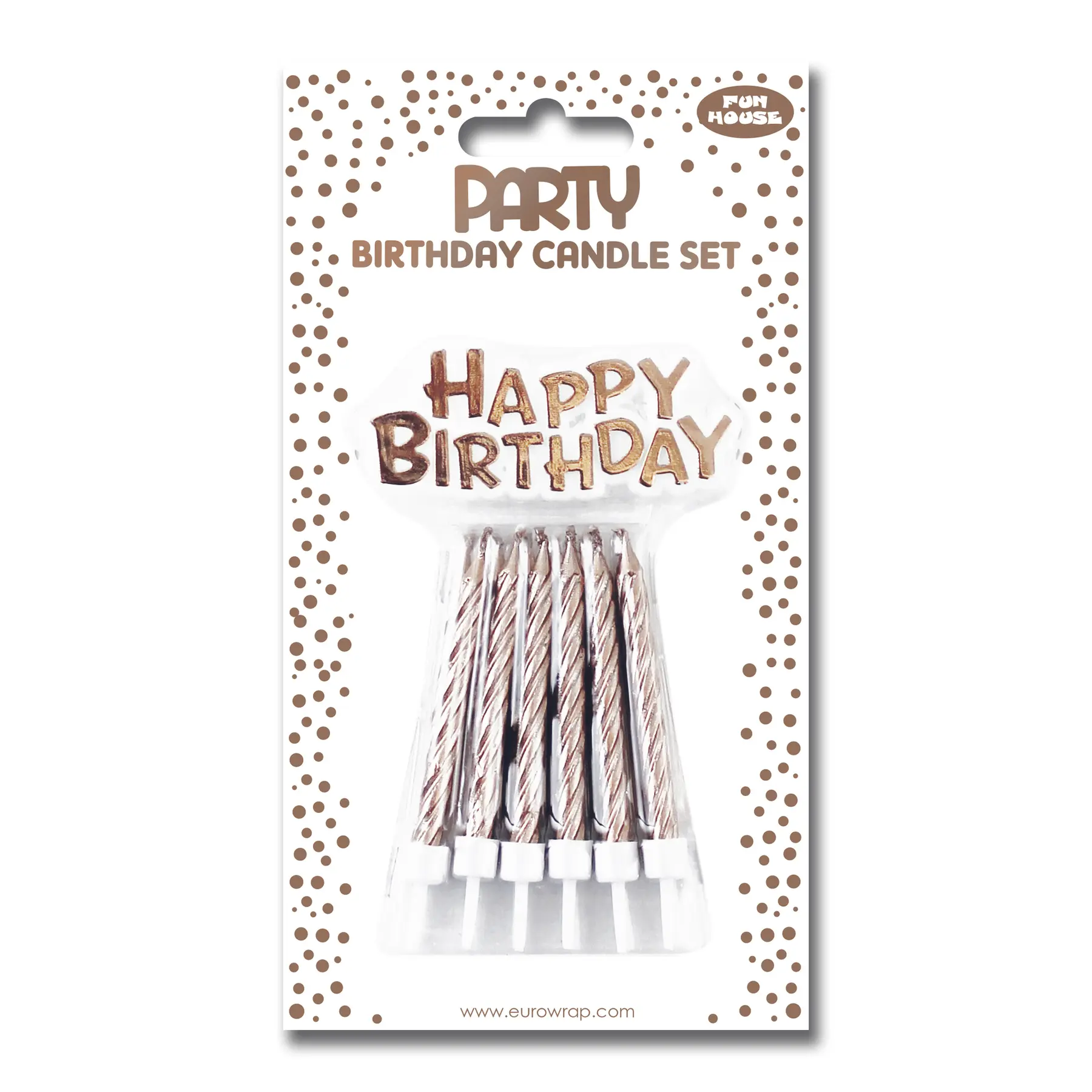 5033601551218 - Brennkerzen + Halter Happy Birth (x36)