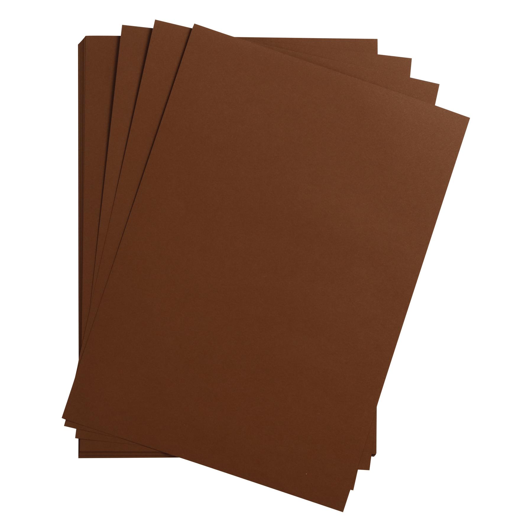 3329680973617 - 3 x Tonzeichenpapier A4 120g qm VE=25 Blatt dunkelbraun