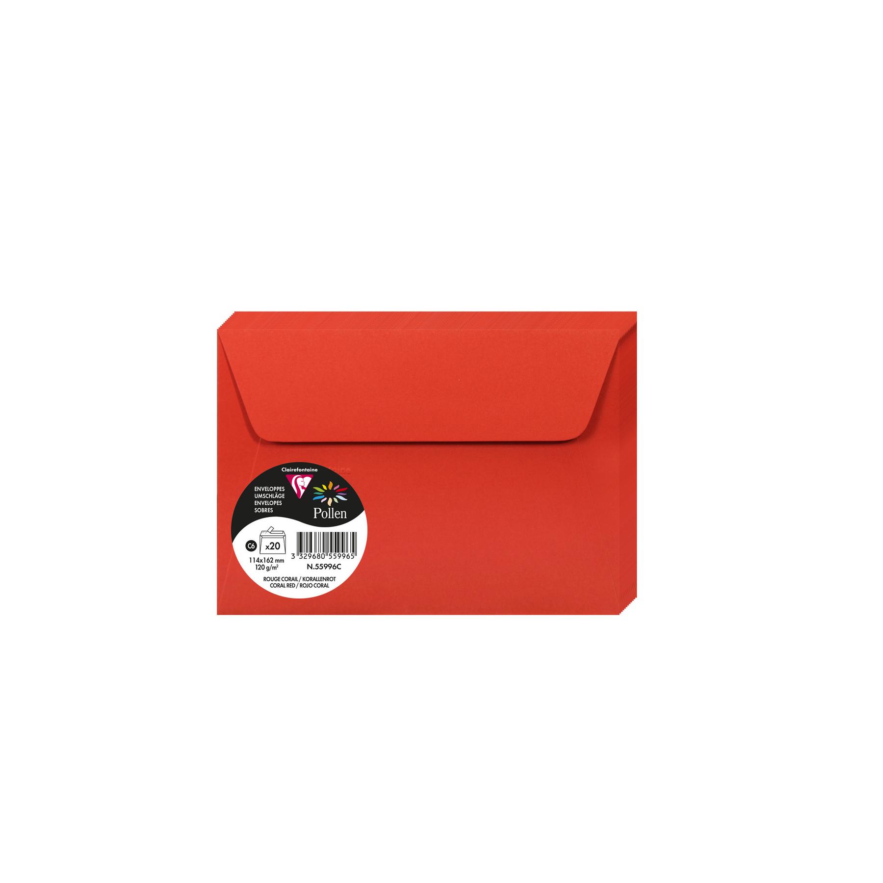 3329680559965 - 10 x Briefumschlag Pollen C6 120g VE=20 Stück Haftklebu