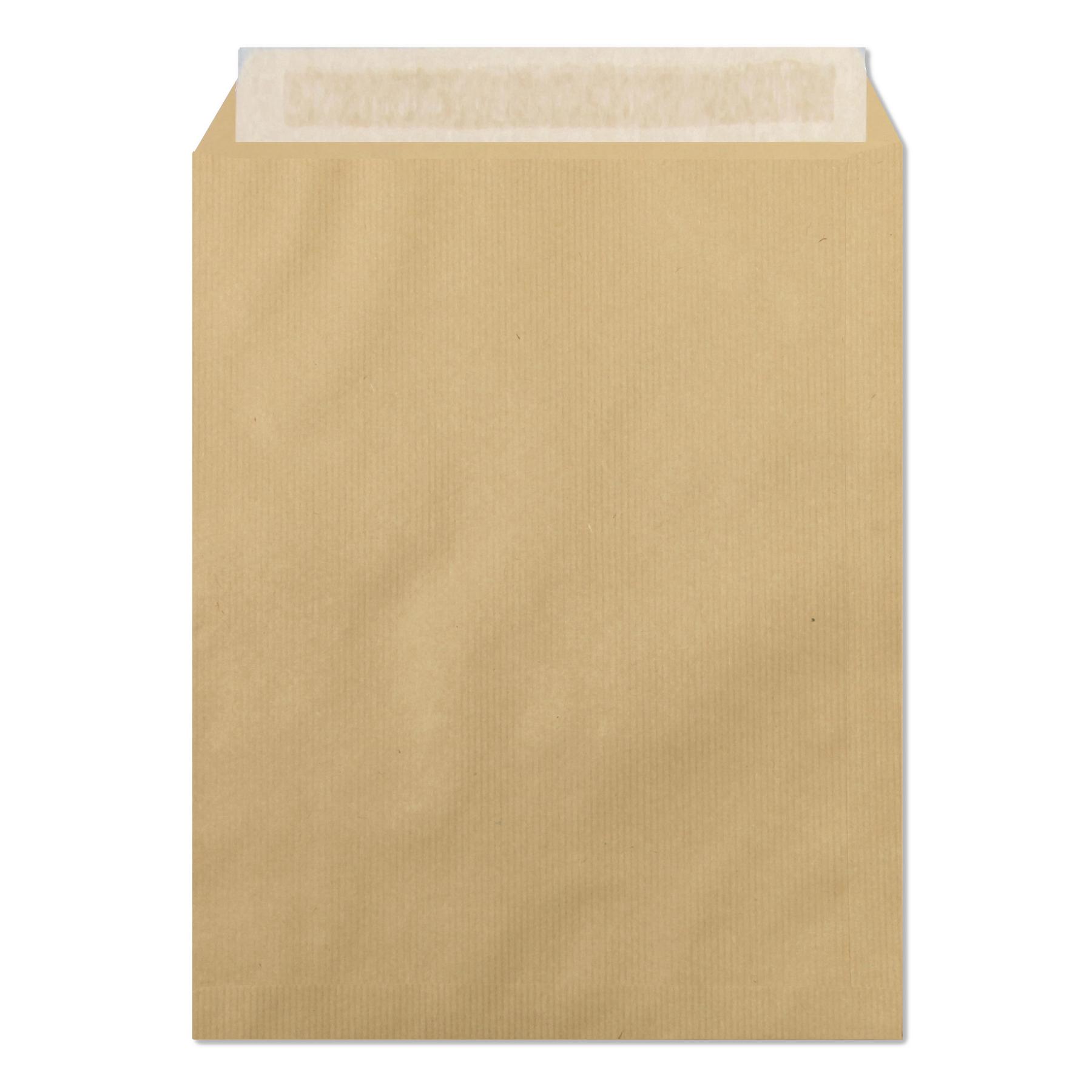 3329680075403 - Umschlag selbstklebend 260x330 Kraft Mille raies (x500)