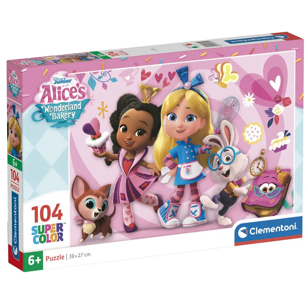 Puzzle mit 104 Teilen Clementoni Disney Alice Wonderland Bakery