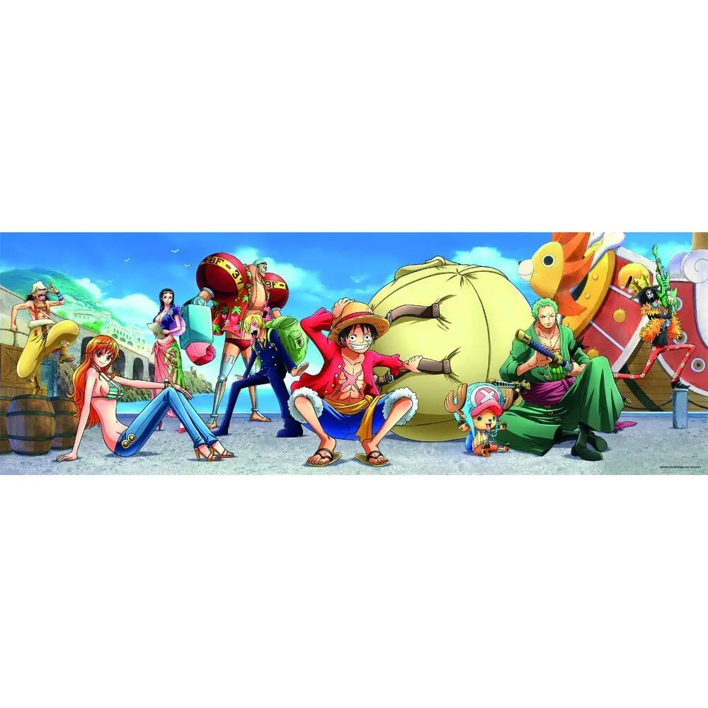 Puzzle mit 1000 Teilen Clementoni One Piece Panorama