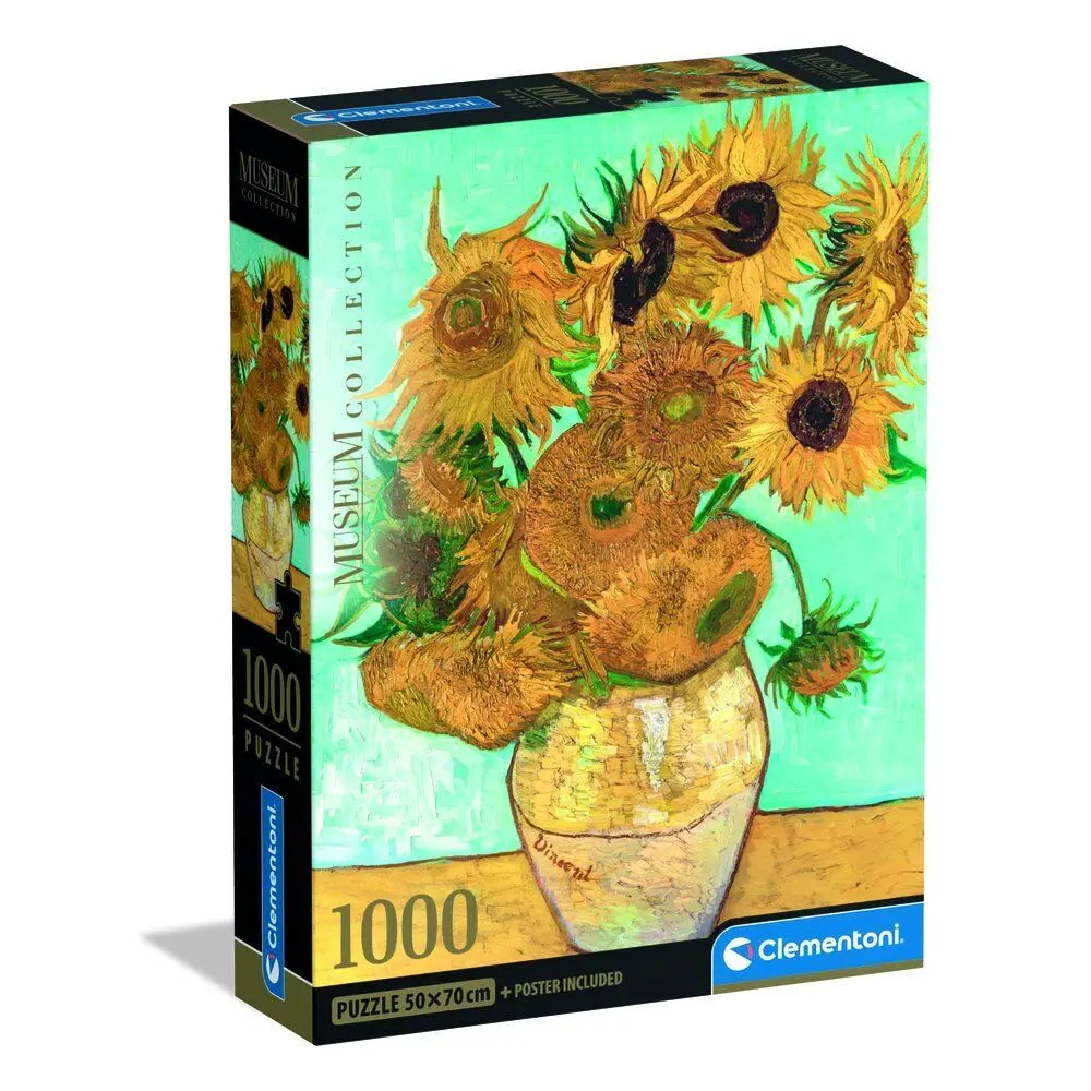 Puzzle mit 1000 Teilen Clementoni Museum Van Gogh Sunflowers
