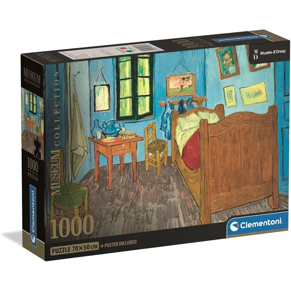 Puzzle mit 1000 Teilen Clementoni Museum Van Gogh Bedroom In Arles