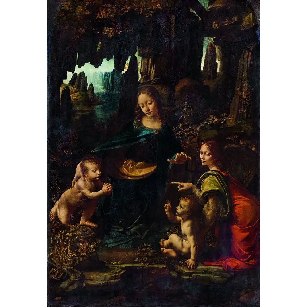 Puzzle mit 1000 Teilen Clementoni Museum Leonardo The Virgin Of The Rocks