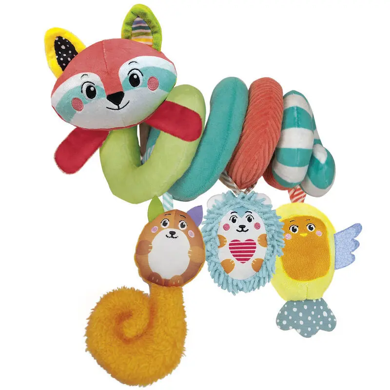 8005125179091 - Weich-Spielzeugspirale 30 x 18 x 15 cm tiere