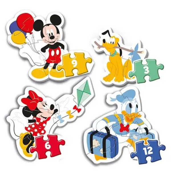 8005125208197 - Puzzle mit 3-6-9-12 Teilen Disney Mickey Mon premier