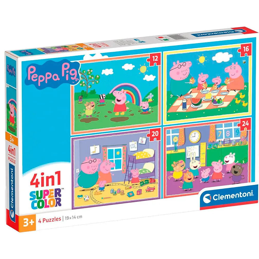 8005125215164 - Supercolor 4 in 1 - Peppa Pig Puzzle