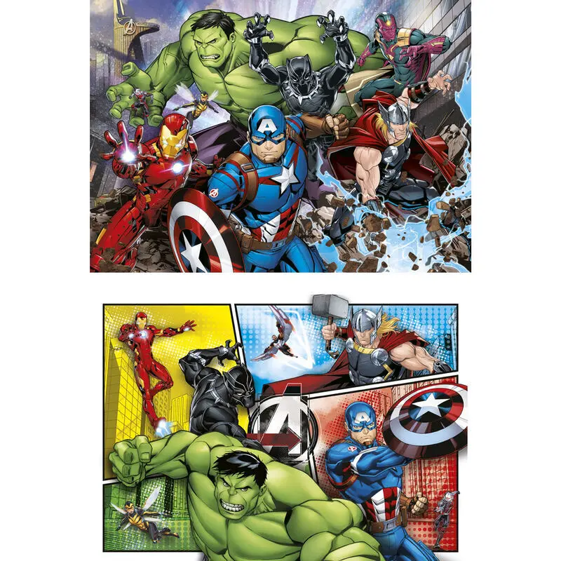 8005125216055 - Puzzle mit 60 Teilen Marvel Avengers (x2)