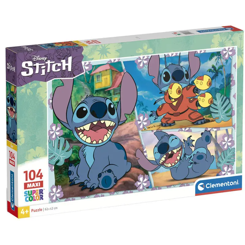 8005125237760 - Jigsaw Puzzle Super Color Maxi Disney Stitch 104pcs Boden