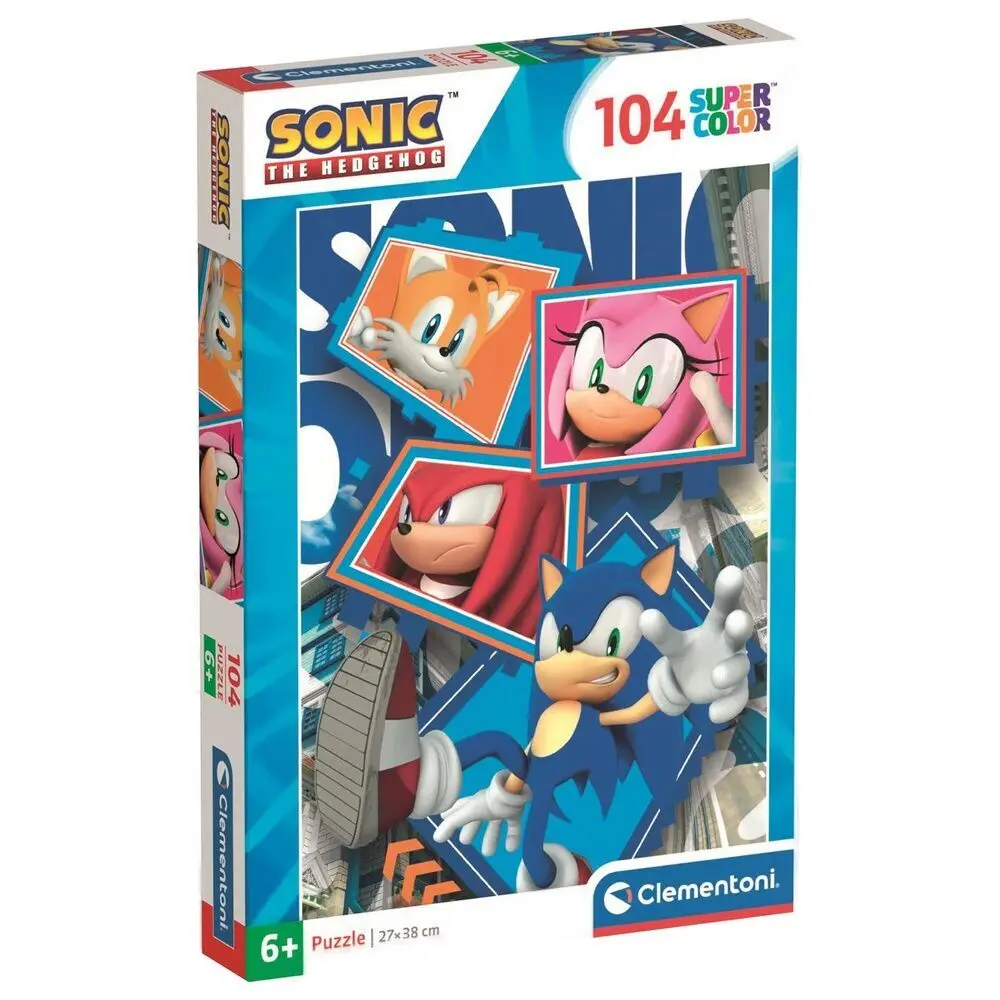 Puzzle mit 104 Teilen Clementoni Sonic The Hedgehog