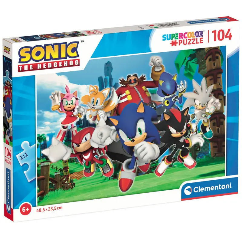 8005125271597 - Puzzle mit 104 Teilen Sonic The Hedgehog