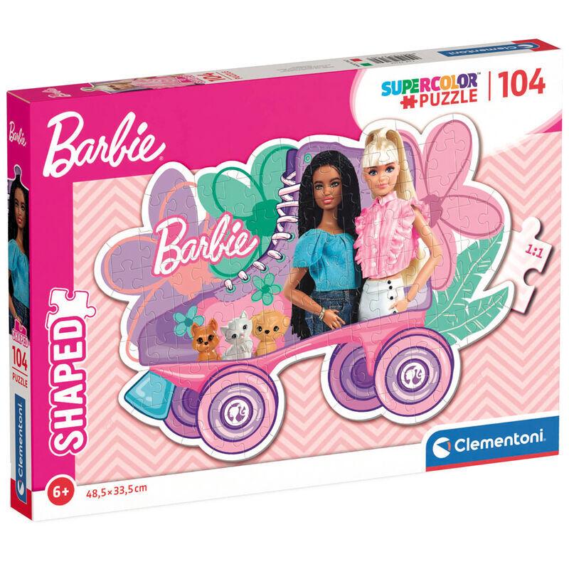 8005125271641 - Jigsaw Puzzle Super Color - Barbie Roller Skate 104pcs Boden