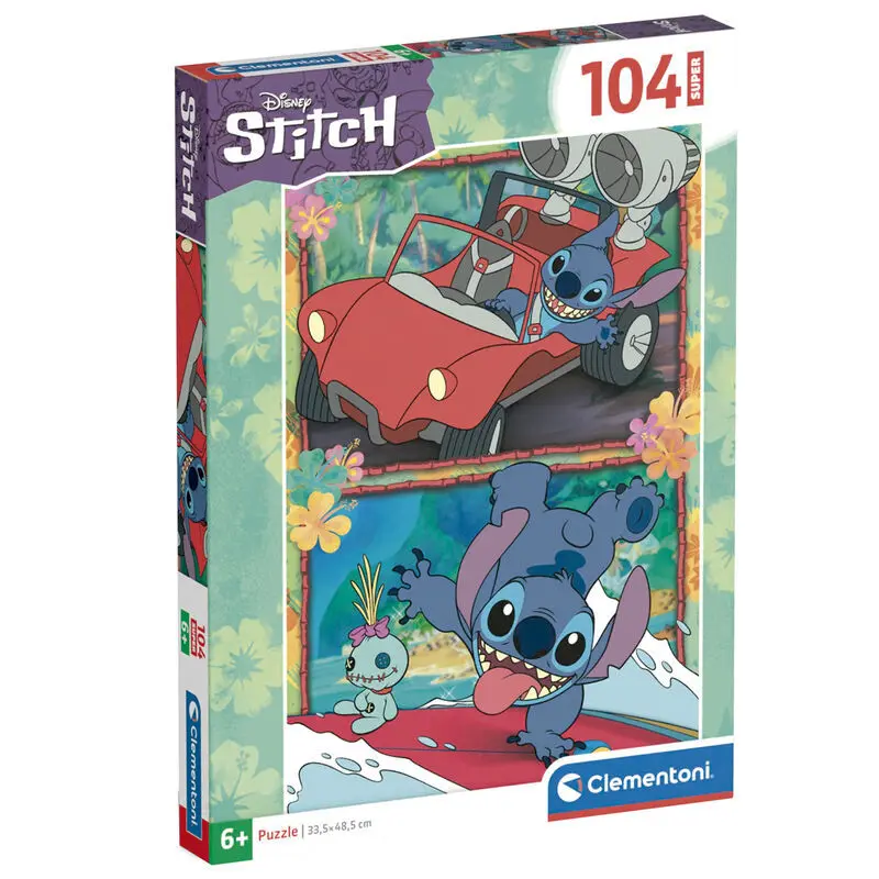 Kinderpuzzle mit 104 Teilen Clementoni Disney Stitch