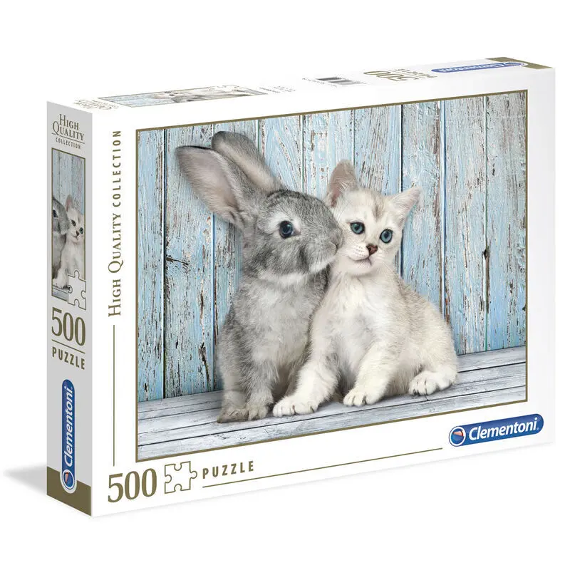 8005125350049 - - Puzzle 500 Pieces High Quality Collection Katze & Hase Puzzle für Erwachsene und Kinder 14-99 Jahre 35004
