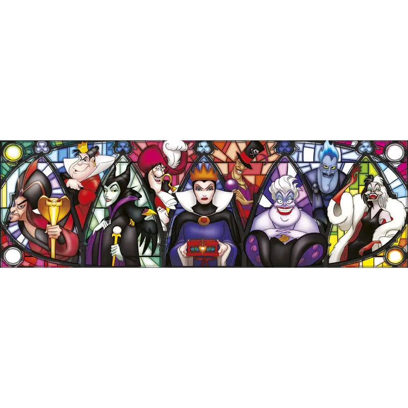 8005125395163 - Puzzle mit 1000 Teilen Disney Villains Panoram
