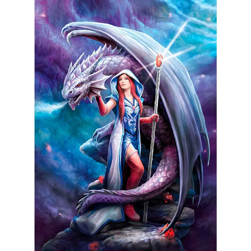 8005125395255 - Jigsaw Puzzle Anne Stokes Dragon Mage 1000pcs Boden