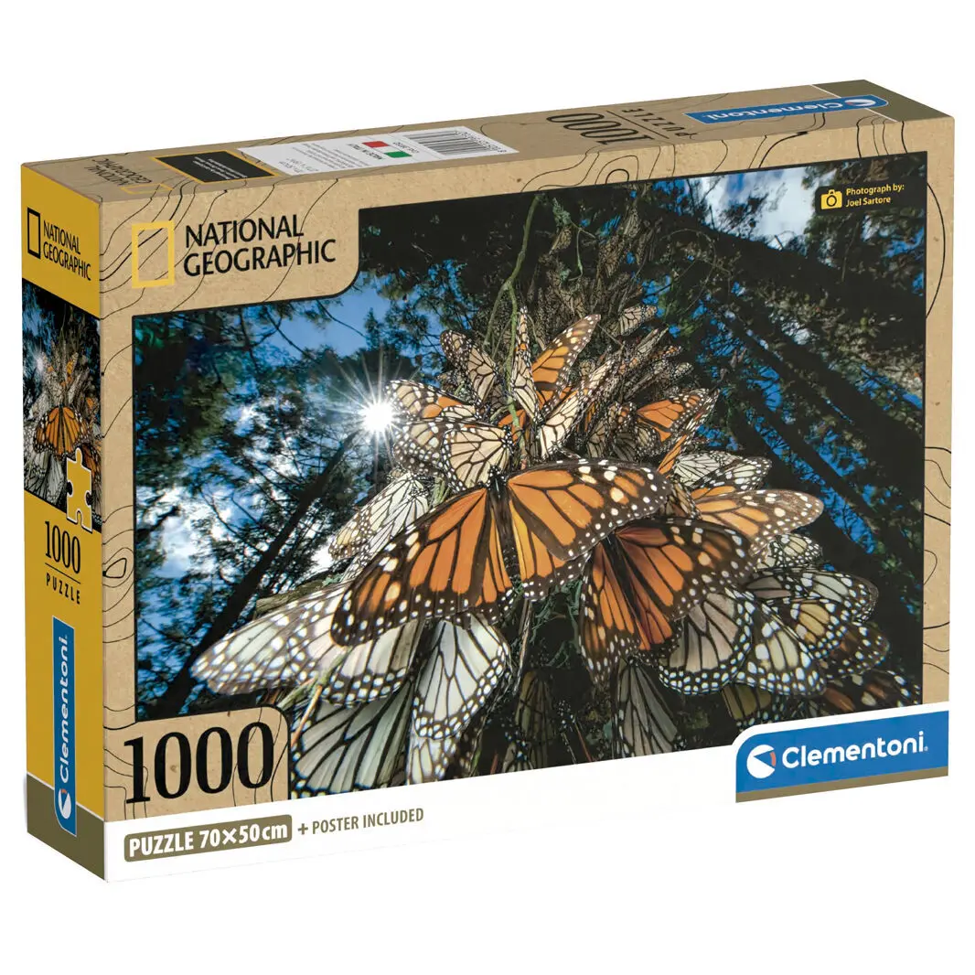 8005125397327 - Jigsaw Puzzle National Geographics - Butterfly 1000 pcs Boden