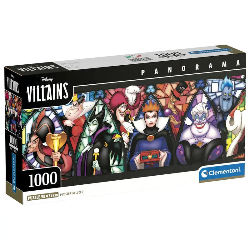 8005125398720 - Puzzle mit 1000 Teilen Disney Villains Panoram