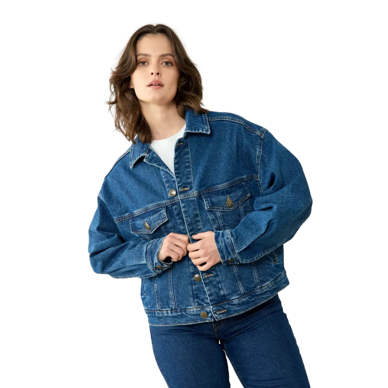 Jeansjacke Damen Clotsy Brand