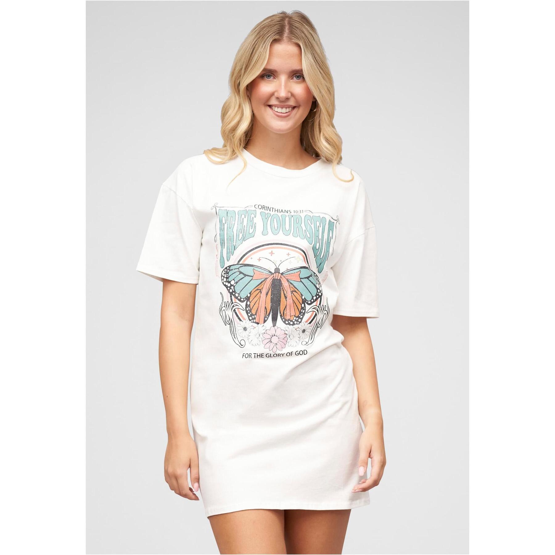 T-shirt da donna  Free Yourself Butterfly