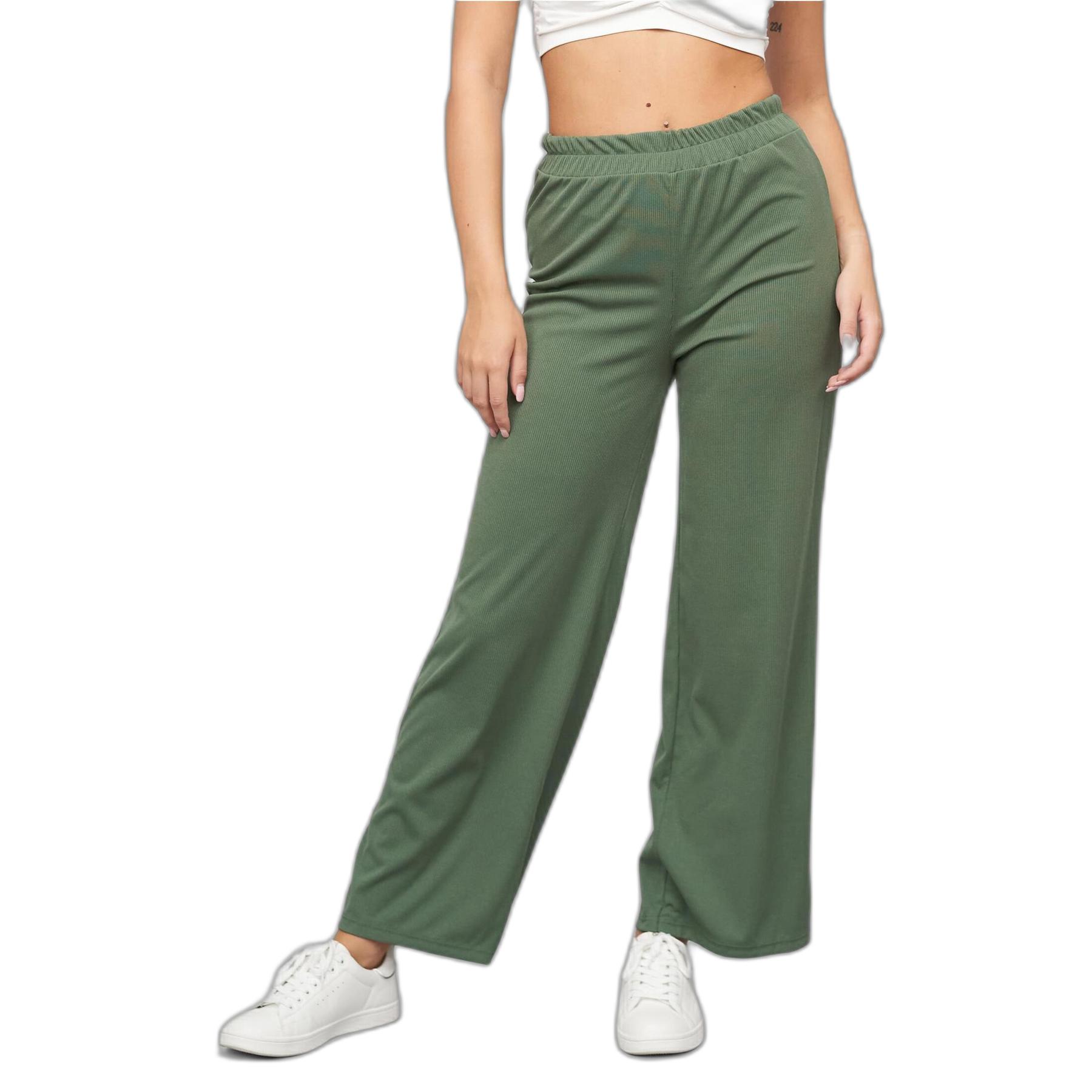 4255751208007 - Hose mit weitem Schnitt und Rippmaterial für Damen Cloud5ive