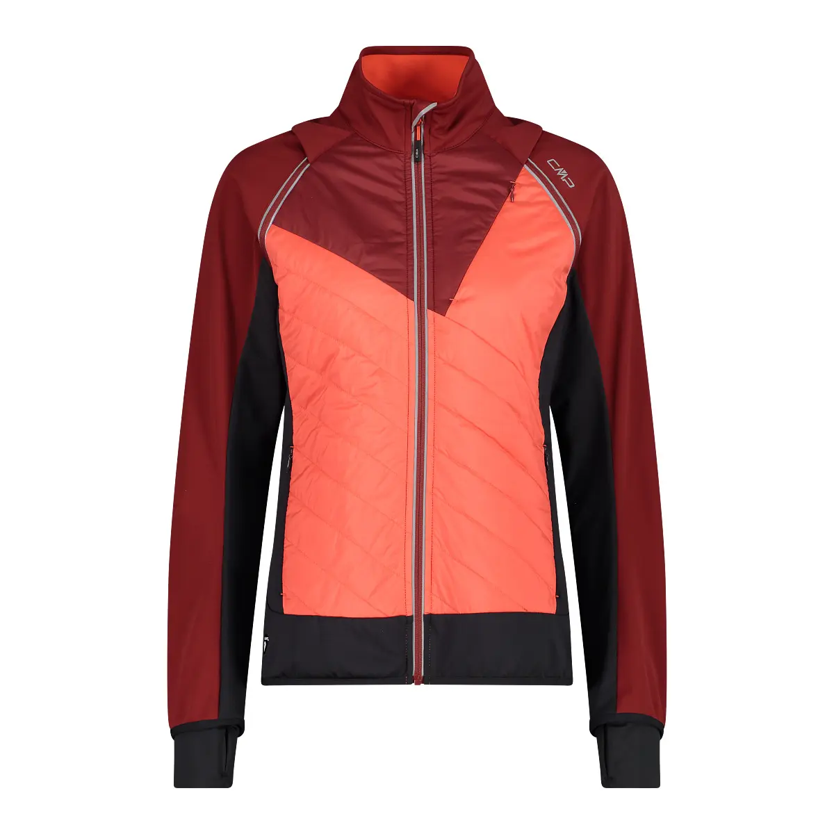 Women's jacket with removable sleeves CMP hybrid