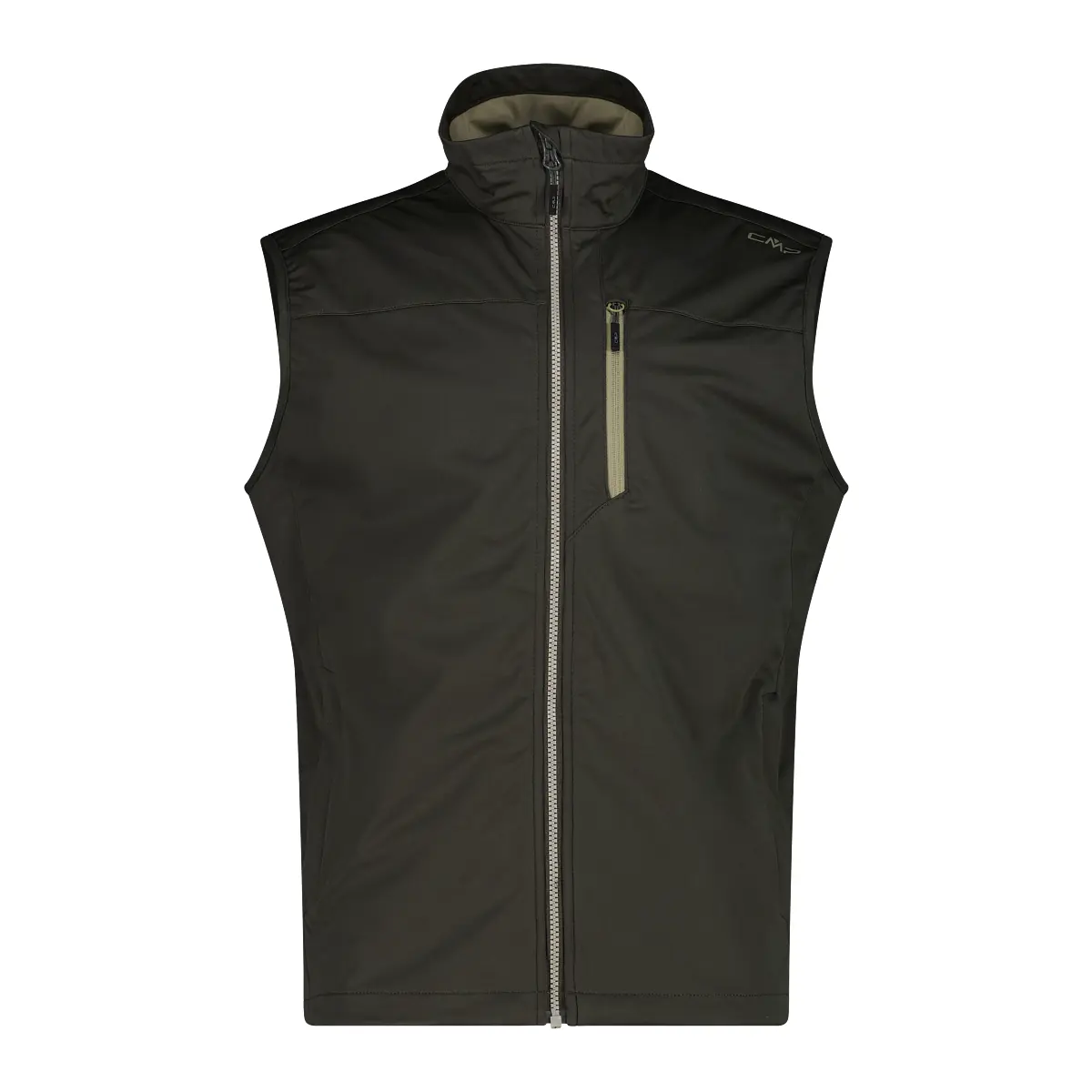 Cmp Men's Gris Sleeveless Softshell Jacket