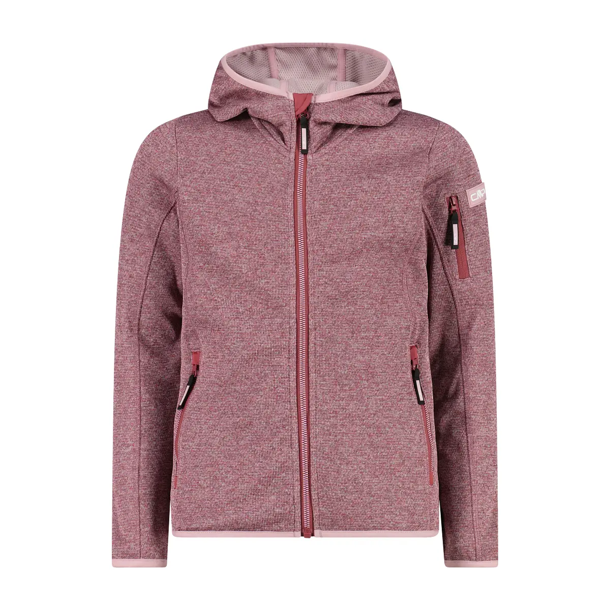 Kapuzenjacke für Mädchen CMP Knit-Tech