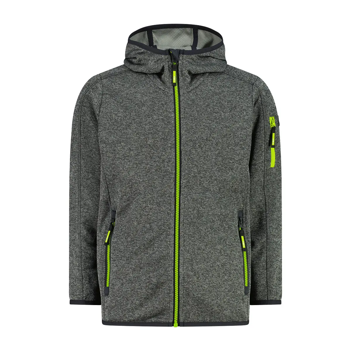 8050243541657 - Fleece mit Kapuze Kind Fix Knit-Tech